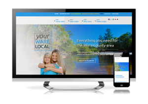 yourwarelocal community mobile compatible website design by serva